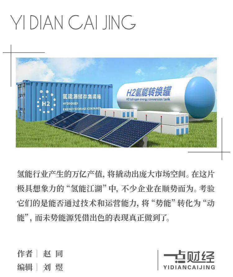 體育博彩：独闯万亿氢能江湖，未势能源显露“双轮动能”